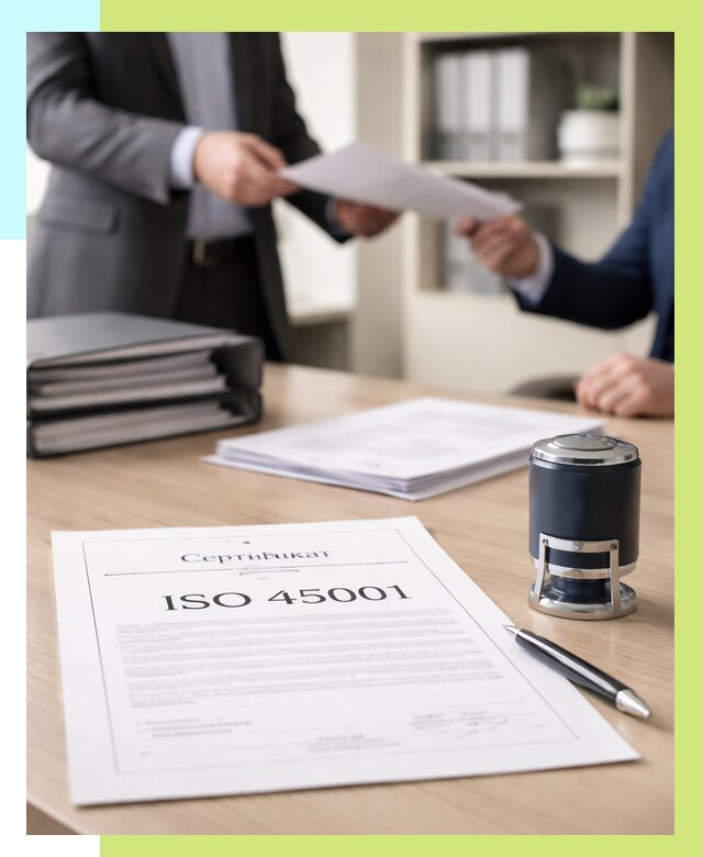 Сертификат ISO 45001 в Светлограде под ключ от 45711 р. | Сертэкс